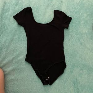 Black one piece t-shirt